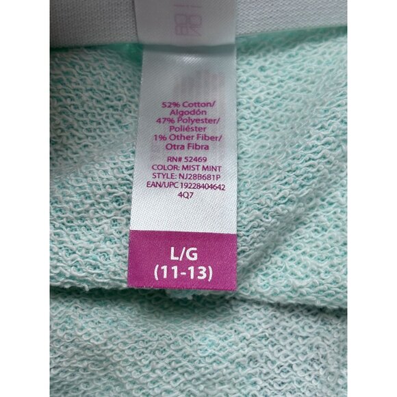 No Boundaries Womens Mist Mint Cat Print Shorts L - Picture 4 of 7